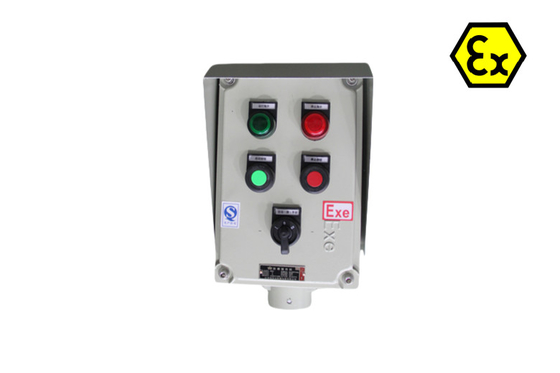 ATEX Sicurezza Stazione di controllo antifiamma Box di controllo elettrico a prova di fiamma 220/380Vac G1/2&quot;,G3/4&quot;,G1,G1.1/4&quot;,G1.1/2&quot;,G2