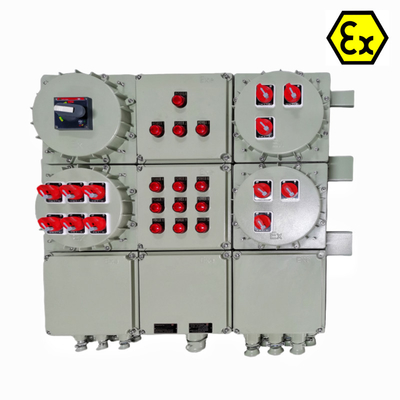 Exd e Stazioni di controllo a prova di esplosione ATEX IP66 Aluminio per uso marino costruito su misura per zone pericolose 225A
