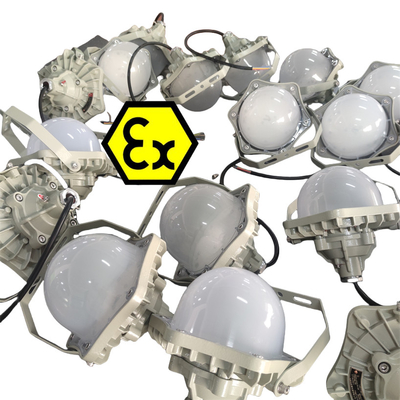 Piattaforma di esplosione Lampade a LED con protezione ATEX IP66 OEM Server 100lm/w