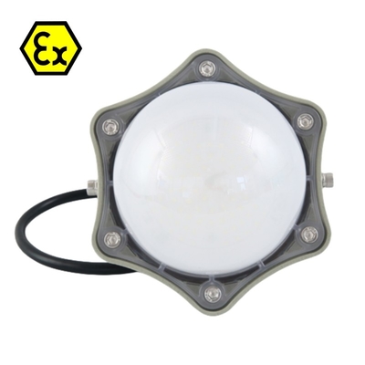 Piattaforma a prova di esplosione Lampada a LED a prova di fiamma Atex RoHS IP66 100Watt per la zona pericolosa 1