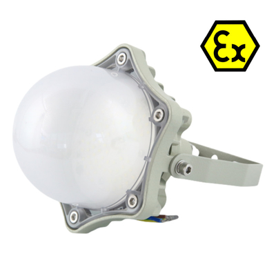 Piattaforma a prova di esplosione Lampada a LED a prova di fiamma Atex RoHS IP66 100Watt per la zona pericolosa 1