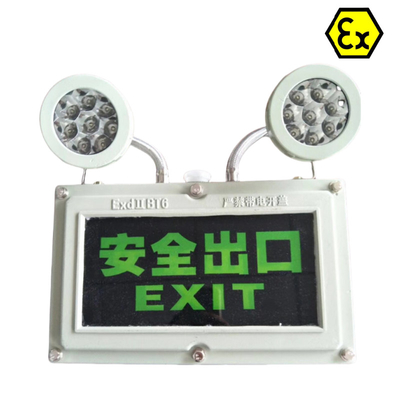 ATEX Safety LED Explosion-Proof Exit Light RoHS approvato per zone pericolose 1 Div1 OEM disponibile