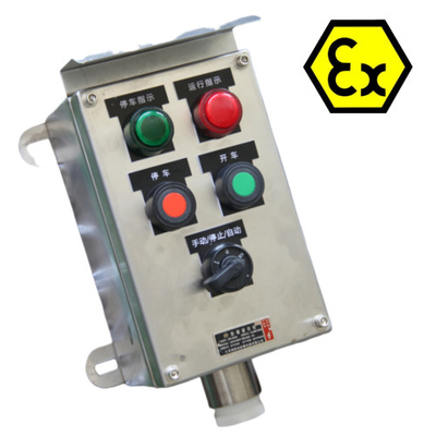 2 mm Ex D E IIC T6 IP66 WF2 Pannello di controllo a prova di fiamma