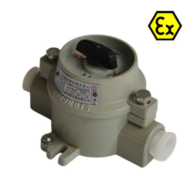 Cable Spec 9mm-13mm Explosion Proof Switch Rating IP66 Adatto per impianti chimici