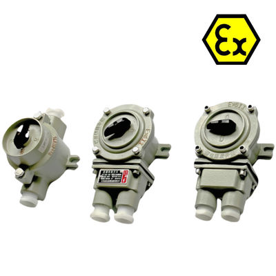 Interruttore a prova di esplosione in alluminio di grado marino 10A corrente 50/60HZ tensione per applicazioni industriali