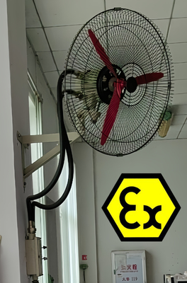 Ventilatore di scarico a prova di scintilla a prova di esplosione da 4 pollici per ventilazione