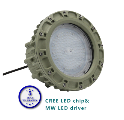 Luce LED a prova di esplosione con flange in lega di alluminio per il soffitto delle zone pericolose