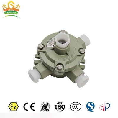 Scatola di giunzione elettrica antideflagrante IP65 WF1 in alluminio pressofuso IP65 2 3 ingressi Orizzontale