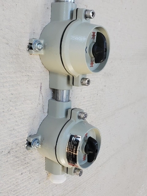 9mm-13mm Cable Spec Explosion Proof Switch per impianti chimici caratteristiche impermeabili