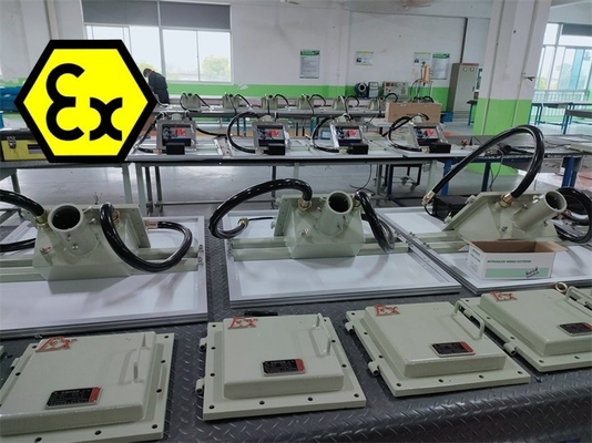 Proiettore LED antideflagrante approvato CNEX / IECEx / ATEX Installazione intelligente Lunga durata Ideale per ambienti di lavoro pericolosi