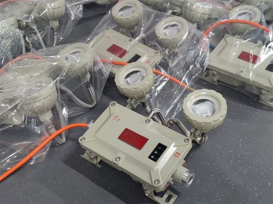 Luce di uscita di emergenza a LED a prova di esplosione 2x3W con batteria ricaricabile