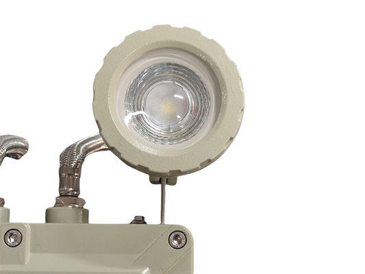Luce di emergenza antideflagrante certificata ATEX EAC CNEX IP67 2*3Watt Alluminio di grado marino
