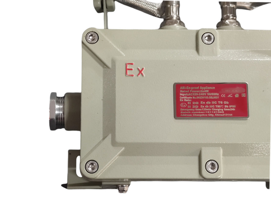 Luce di emergenza antideflagrante certificata ATEX – Illuminazione di sicurezza a LED compatta per ambienti industriali pericolosi