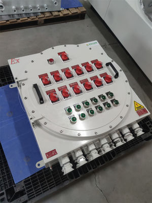 Ex IIC T6 pannello di controllo a prova di esplosione IP66 in alluminio a fusa a stampaggio per impianti chimici