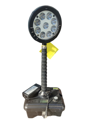 Zona 1 Offshore Onshore Explosion Proof Portable LED Working Lighting Tutta la plastica GRP 100-295VAC Per il petrolio Rischio ambientale
