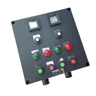 380V a prova di fiamma a prova di GRP stazione di controllo CNEX ATEX approvato Entro tutto il cavo in plastica personalizzabile per Offshore Onshore Zone1 Zone2