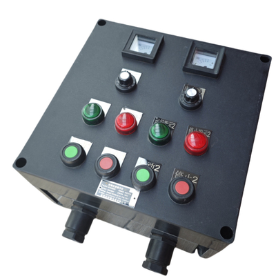 380V a prova di fiamma a prova di GRP stazione di controllo CNEX ATEX approvato Entro tutto il cavo in plastica personalizzabile per Offshore Onshore Zone1 Zone2