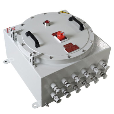 Stazione di controllo a prova d'esplosione ATEX ad alta efficienza energetica Box di controllo elettrico a prova di fiamma 220/380Vac G1/2", G3/4", G1, G1.1/4", G1.1/2", G2