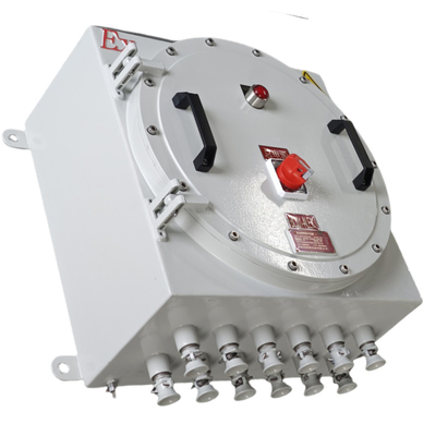 Pannelli di distribuzione a prova di esplosione industriali approvati CNEX ATEX Aluminio di grado marino per zone pericoloseZONE1 DIV1 Illuminazione di emergenza ignifuga alimentazione centralizzataCorrente nominale ≤ 230A