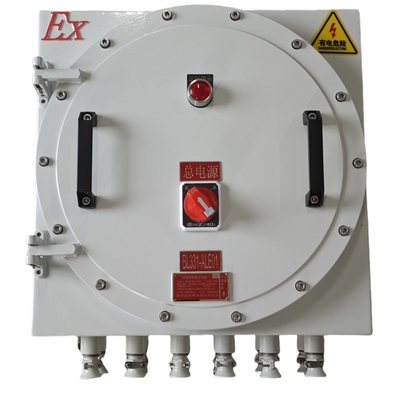 Pannelli di distribuzione a prova di esplosione industriali approvati CNEX ATEX Aluminio di grado marino per zone pericoloseZONE1 DIV1 Illuminazione di emergenza ignifuga alimentazione centralizzataCorrente nominale ≤ 230A