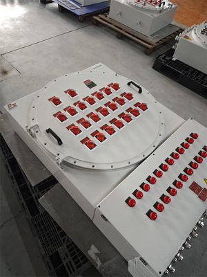Stazione di controllo a prova d'esplosione ATEX ad alta efficienza energetica Box di controllo elettrico a prova di fiamma 220/380Vac G1/2", G3/4", G1, G1.1/4", G1.1/2", G2