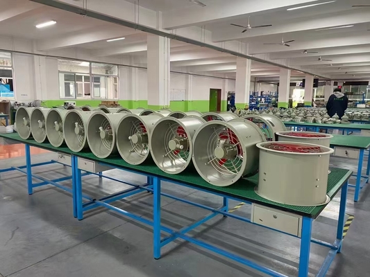 Ventilatore a prova di scintilla di 200-750 mm di diametro 2000-10800m3/h CFM Ventilazione industriale