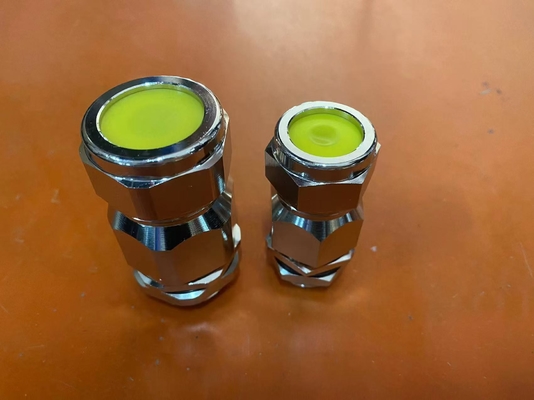 ATEX/IECEx Glandula del cavo per 10-14 mm di diametro del cavo IP68 Armatura a filo singolo in ottone