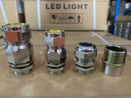 Glandola di cavi in ottone per cavi da 6 a 12 mm con ATEX IECEx INMETRO
