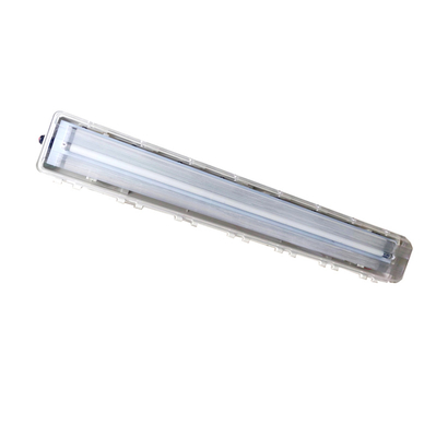 Zona 21 Luce fluorescente a prova di esplosione con GRP di plastica intera Ex Mark Ex Tb IIIC T80°C Db