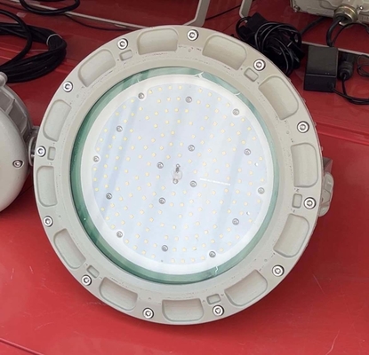 Durata 22000 ore, in lega di alluminio, antideflagrante, a prova di esplosione, luci LED High Bay da 150W, ATEX IECEx, impermeabili per aree pericolose