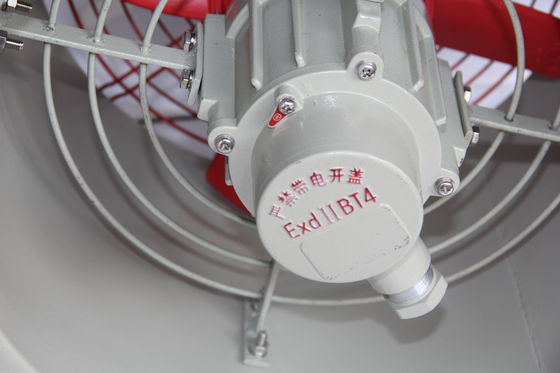 Ventilatore oscillante a prova di esplosione certificato ATEX flusso d'aria ad angolo largo per raffreddamento industriale pericoloso