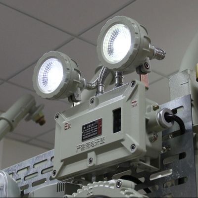Luce di uscita di emergenza a LED a prova di esplosione 2x3W con batteria ricaricabile