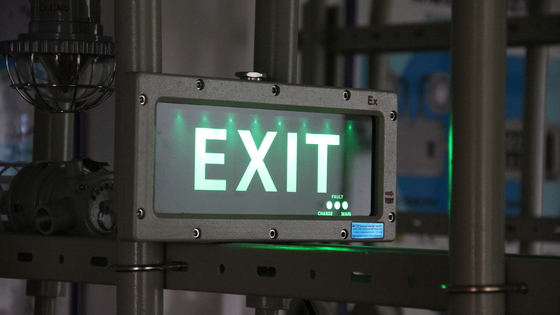 Senza manutenzione ATEX Luci di uscita a prova di esplosione Zona 1 2 Zona 21 22 Luci di emergenza a prova di fiamma per impianti industriali