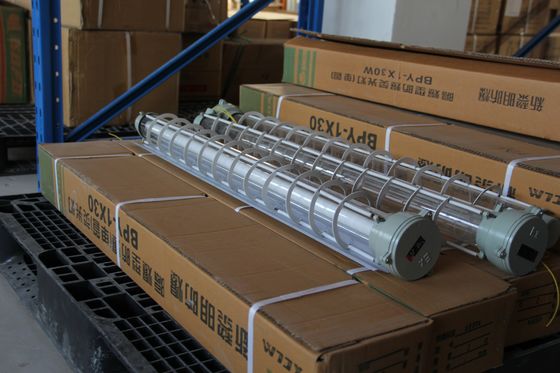 Luce fluorescente a prova di esplosione di grado industriale per illuminazione sicura in luoghi pericolosi
