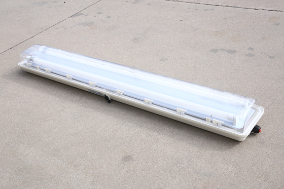 ATEX 1200mm lunghezza 2*18w doppio tubo a prova di esplosione luce a LED lineare per la zona 1 e 2, zona 21 e 22