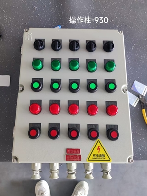 Stazione di controllo antideflagrante WF1 in alluminio pressofuso IP65 con 2/3 ingressi cavi