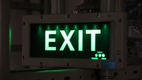 Lampada di avvertimento di emergenza a LED a prova di esplosione IP66 di lega di alluminio impermeabile CE ATEX 3W