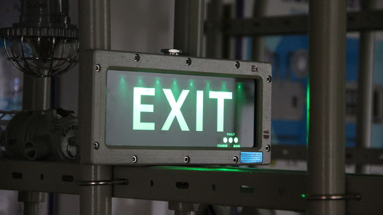 Vendita Diretta di Fabbrica Atex LED Antideflagrante Emergenza Industria Chimica Ip66 Luci di Uscita Impermeabili per Stazioni di Servizio
