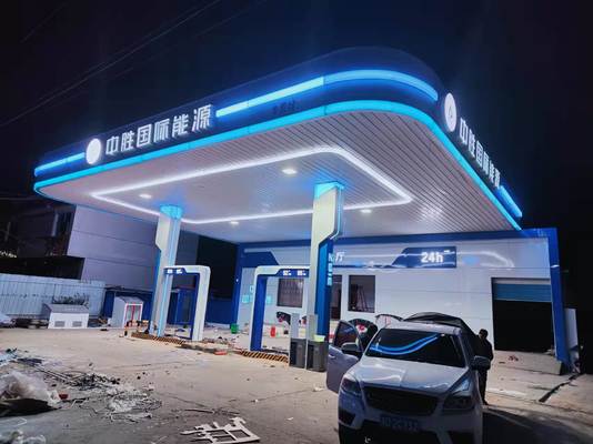 ATEX 18*18 pollici di forma quadrata luce a prova di esplosione 100w 130lm/w luce di stazione di servizio con cinque anni di garanzia