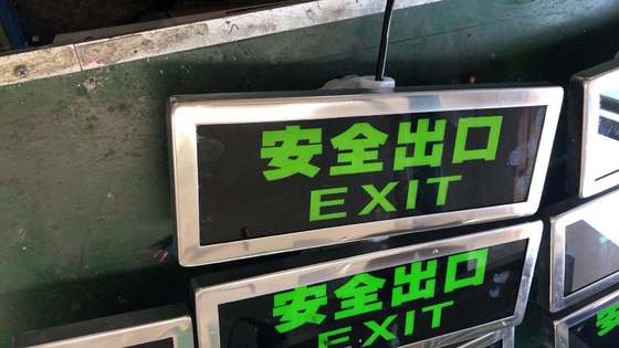 Sorgente luminosa a LED per segnaletica di uscita di emergenza antideflagrante da 3W personalizzabile per impianti chimici e operazioni minerarie