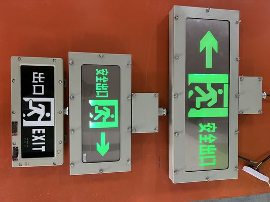Sorgente luminosa a LED per segnaletica di uscita di emergenza antideflagrante da 3W personalizzabile per impianti chimici e operazioni minerarie