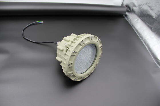Lampada LED High Bay Impermeabile IP66 Antideflagrante Certificata ATEX IECEx CNEX per Industrie Pericolose