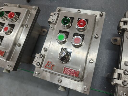 In acciaio inossidabile a prova di esplosione e resistenza alla corrosione pannello di controllo M20 ATEX certificato