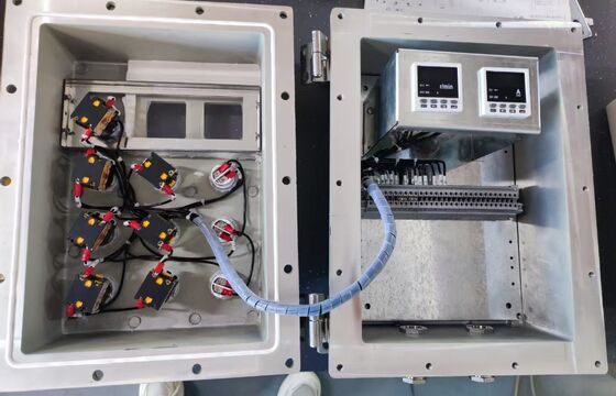 Pannelli di controllo antideflagranti IIB T4 ATEX per la distribuzione, a prova di fiamma, per ambienti esplosivi, in lega di alluminio, per l'industria Oil&Gas