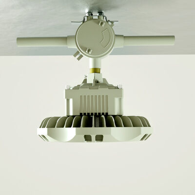 Finitura gialla a prova d'esplosione luci a LED di alta cala a fusione alluminio alloggiamento colore temperatura da 3000 a 6500K per impianti chimici