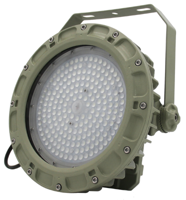 Ex IIC T6 ATEX IECEx IP66 WF2 luce di alta baia a prova d'esplosione anti-spruzzo di sale 50w-240w per piattaforma di perforazione offshore