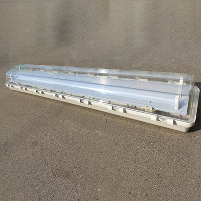 Tubo LED 2x36W antideflagrante e a prova di fiamma per aree pericolose | Alloggiamento in ABS | Efficienza 115 lm/W