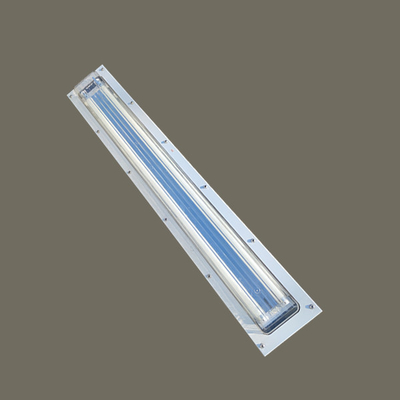 Luce fluorescente a prova di esplosione per ambienti puliti Tipo appeso, 2 piedi / 3 piedi / 4 piedi / 5 piedi (1.2M), IP66 Triproof Twin Tube Fixture per garage e aree pericolose