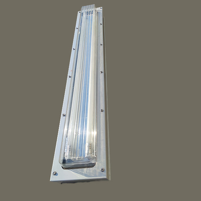 Luce fluorescente a prova di esplosione per ambienti puliti Tipo appeso, 2 piedi / 3 piedi / 4 piedi / 5 piedi (1.2M), IP66 Triproof Twin Tube Fixture per garage e aree pericolose