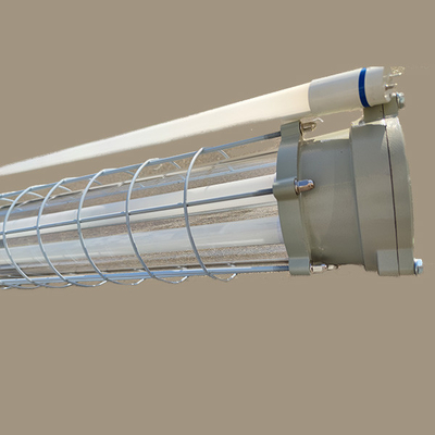 100lm/w 36w luce fluorescente a prova di esplosione a tubo singolo per la zona 1 e 2, la zona 21 e 22